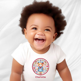 Body Para Bebê Urso de Pelúcia Enfermeiro Nome Personalizado