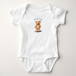 Body Para Bebê Urso de pelúcia KiniArt