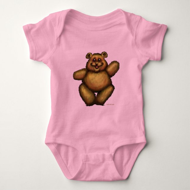 Body Para Bebê Urso de Teddy (Frente)