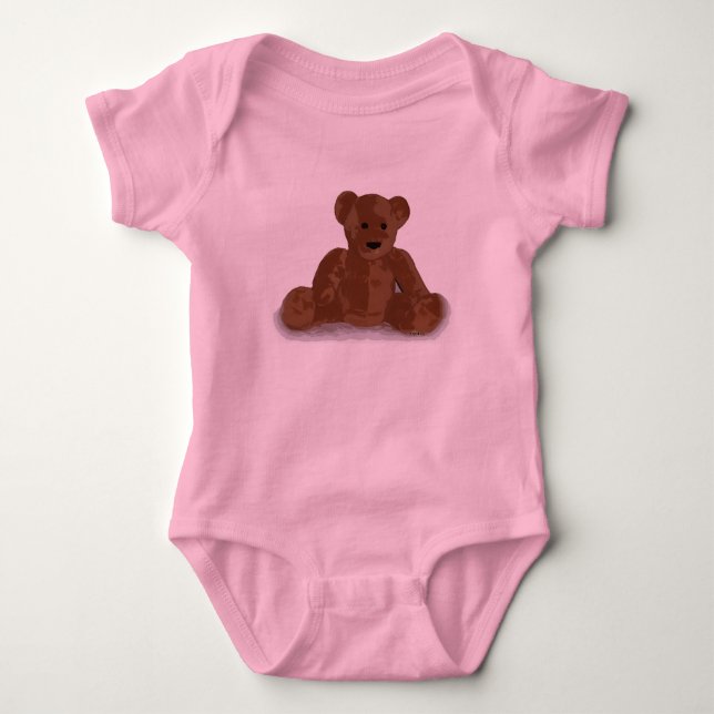 Body Para Bebê Urso de Teddy (Frente)