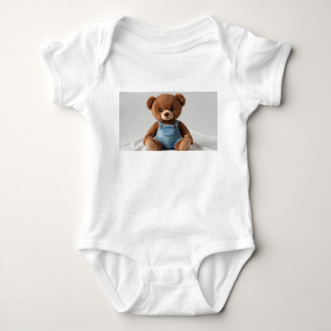 Body Para Bebê Urso de Teddy Adorável - Presente De Bebê (Frente)