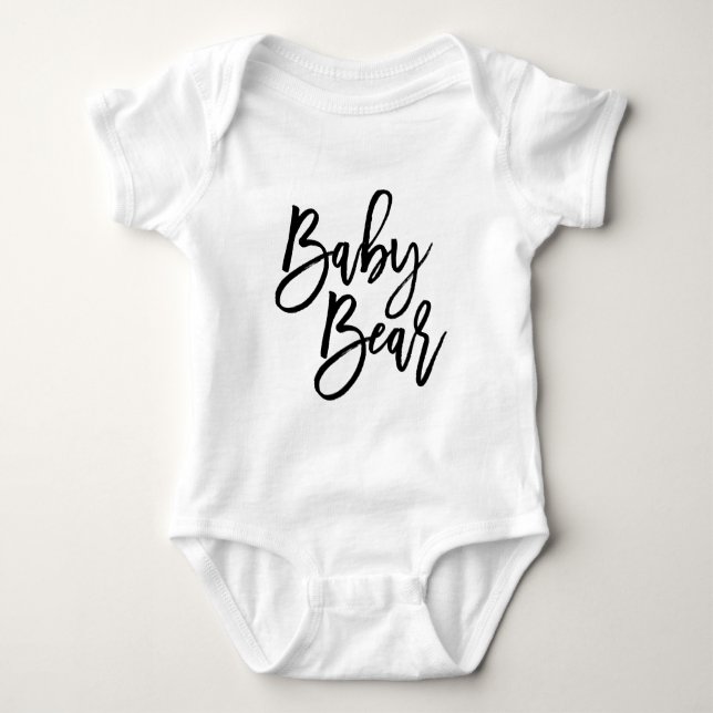 Body Para Bebê Urso do bebê (Frente)