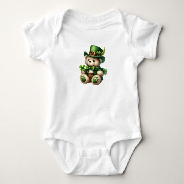 Body Para Bebê Urso Elegante (Frente)