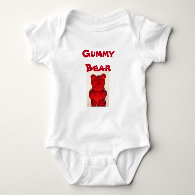 Body Para Bebê Urso gomoso (Frente)
