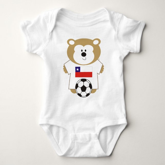 BODY PARA BEBÊ URSO O CHILE (Frente)