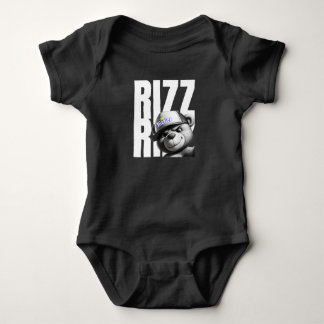 Body Para Bebê Urso Rizzly O Rizzer Rizzing Conquistou Rizz