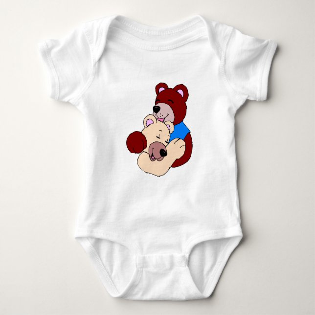 Body Para Bebê Ursos Fofos (Frente)