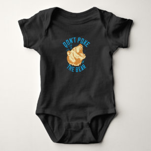 Body Para Bebê Ursos - Não Bata o Urso