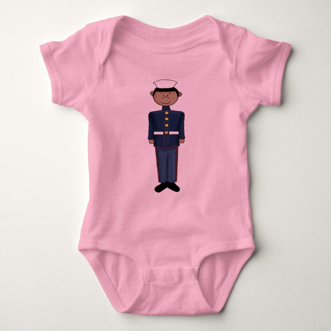 Body Para Bebê US Marine Corp Boy (Frente)