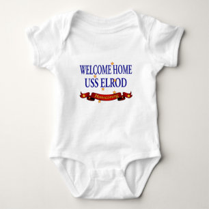 Body Para Bebê USS Home bem-vindo Elrod