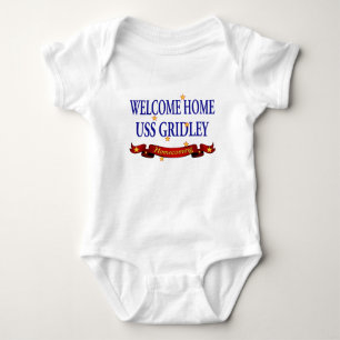 Body Para Bebê USS Home bem-vindo Gridely