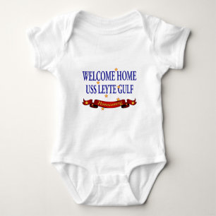 Body Para Bebê USS Leyte Gulf Home bem-vindo