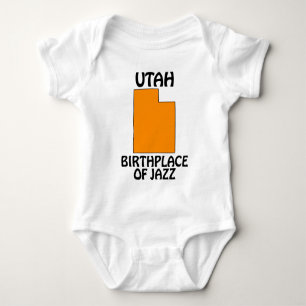 Body Para Bebê Utah - Berço do Jazz