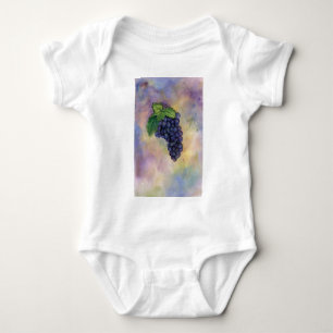 Body Para Bebê Uvas de vinho Pinot Noir