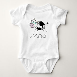 Body Para Bebê Vaca do MOO