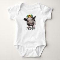 Vaca Moody Pensava Roupas Para Bebê Recém-Nascido,