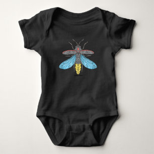 Body Para Bebê Vaga-lume (vívido) - Bodysuit de Bebê