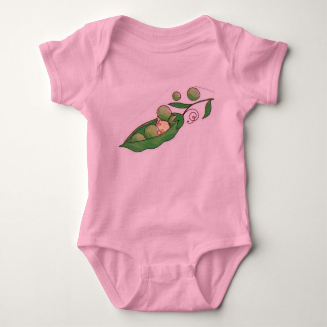 Body Para Bebê vagem de ervilha baby2 (Frente)