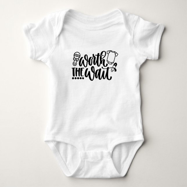 Body Para Bebê Vale a Espera (Frente)