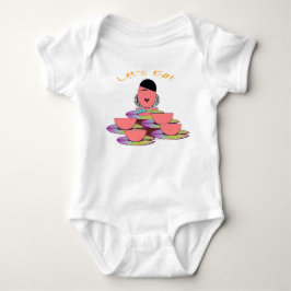BODY PARA BEBÊ VAMOS COMER