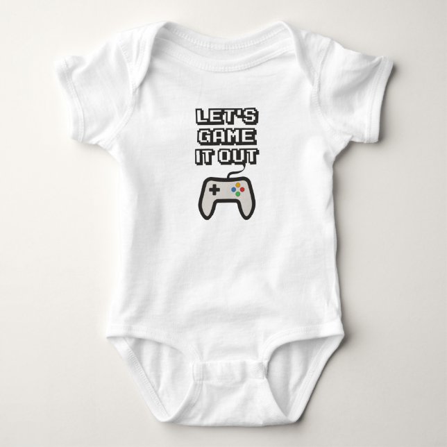 Body Para Bebê Vamos jogar isso (Frente)