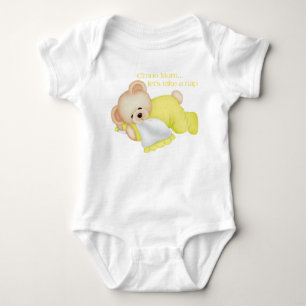 Body Para Bebê Vamos Sinta Um Saco (amarelo) - Criança Creeper