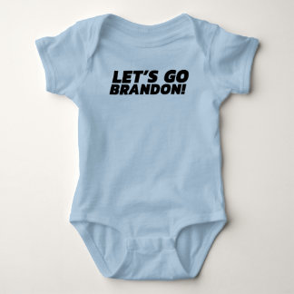 Body Para Bebê VAMOS VÁ BRANDON! [Fonte 5] Bebê Bodycase