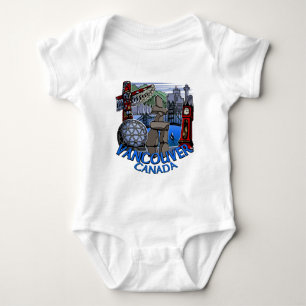 Body Para Bebê Vancouver Souvenir Bebê Um Pedaço / Jumper