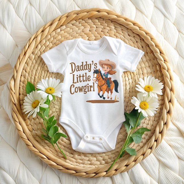 Body Para Bebê Vaqueira do Papai (Criador carregado)