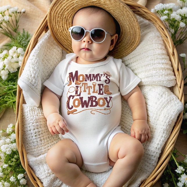 Body Para Bebê Vaqueirinho da Mamãe (Criador carregado)