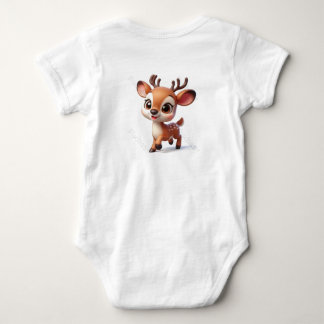 Body Para Bebê veado fofo