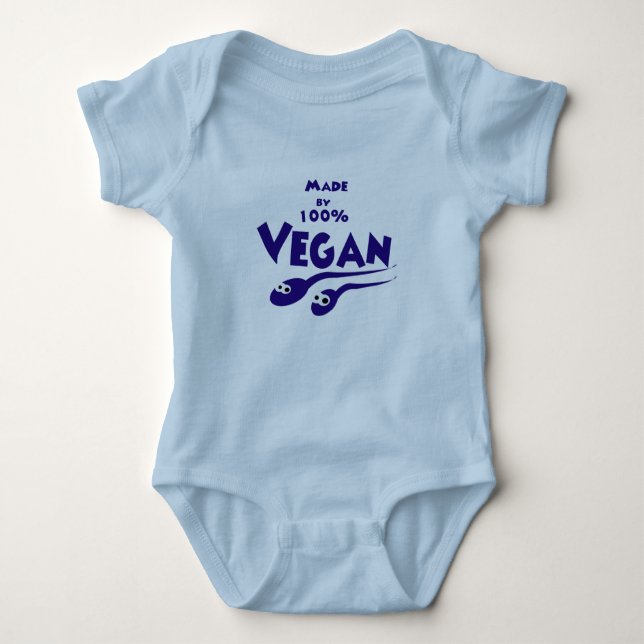 Body Para Bebê vegan (Frente)