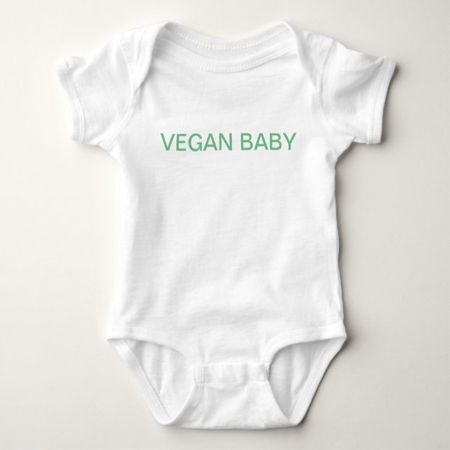 Body Para Bebê Vegan baby (Frente)