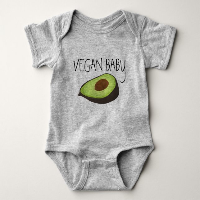 Body Para Bebê Vegan Baby One-pedal (Frente)