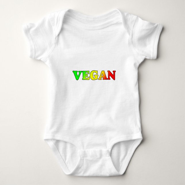 Body Para Bebê Vegan de Rasta (Frente)