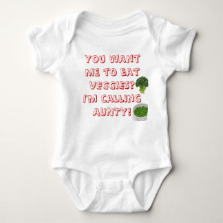 Body Para Bebê VEGETARIANOS em um onsie