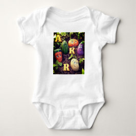 Body Para Bebê Veggie Friends Adventure Baby Bodysim.