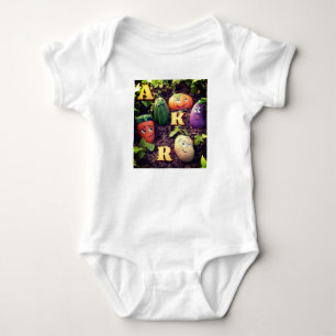 Body Para Bebê Veggie Friends Adventure Baby Bodysim.