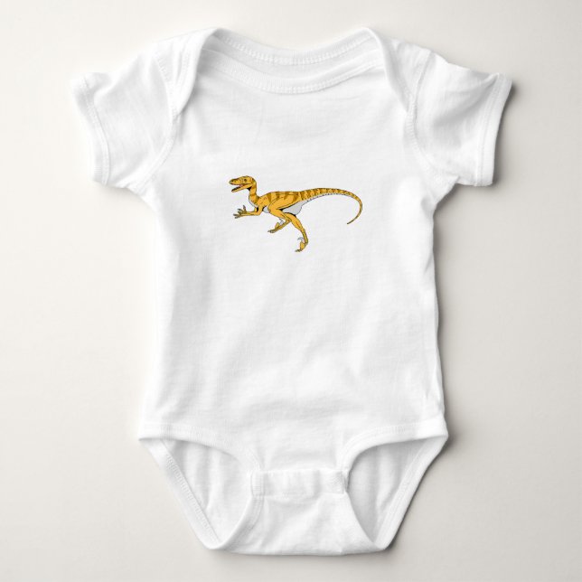 Body Para Bebê Velociraptor (Frente)