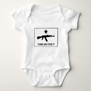 Body Para Bebê Venha e pegue Ak47