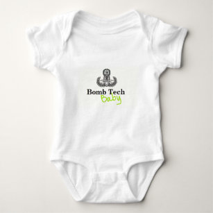 Body Para Bebê verde do bebê da tecnologia da bomba