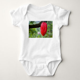 Body Para Bebê vermelho de cacau