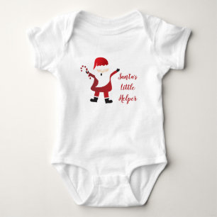Body Para Bebê Vermelho de Canela Santa Santas