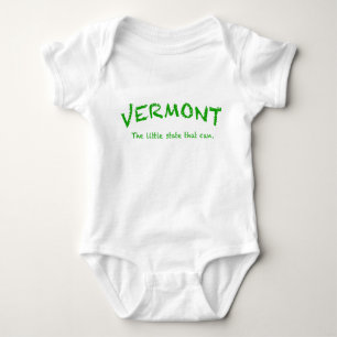 Body Para Bebê Vermont pode Creeper infantil, branco