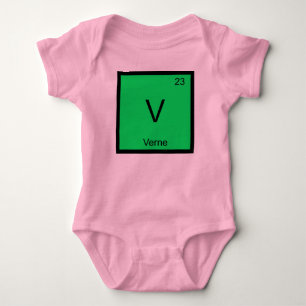 Body Para Bebê Verne Nome Química Elemento Tabela Periódica