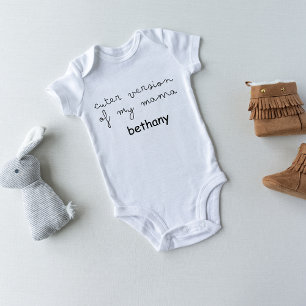 Body Para Bebê Versão Mais Fofa da Minha Mamãe – bebê 