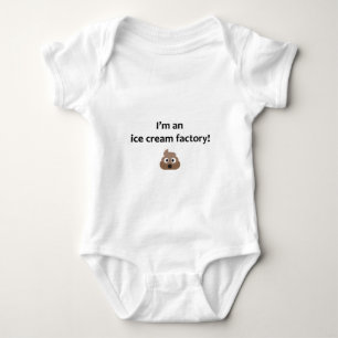Body Para Bebê Veste engraçada do bebê - fabricante do sorvete 