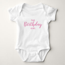 Body Para Bebê Vestido BIRTHDAY GIRL