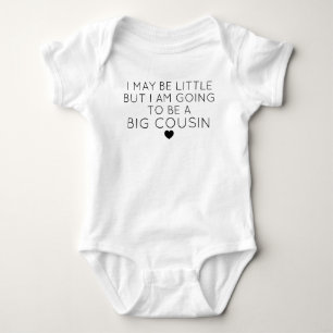 Body Para Bebê Vestido de dormir para se tornar um primo grande, 