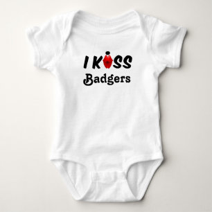 Body Para Bebê Vestuário Bebê I Beija Badgers